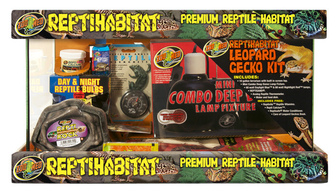 Zoo Med ReptiHabitat Leopard Gecko Kit Northern Gecko Inc