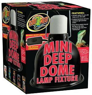 Zoo Med Mini Deep Dome Lamp Fixture