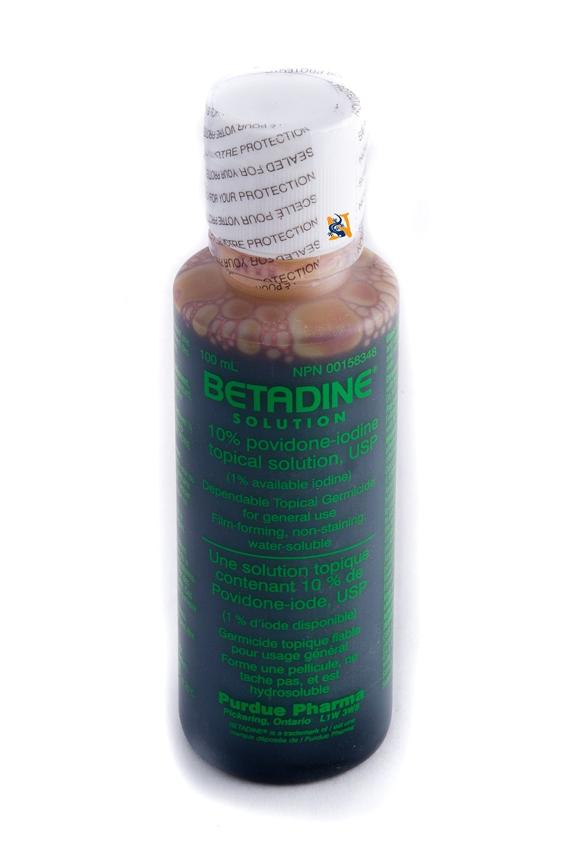 Betadine Solution (povidone-iodine, 10%)