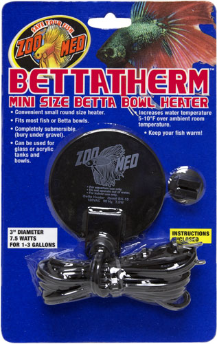 Zoo Med BETTATHERM Mini Size Betta Bowl Heater