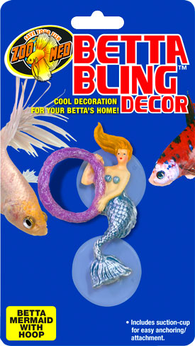 Zoo Med Betta Bling Decor, Mermaid with Hoop