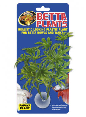 Zoo Med Betta Plastic Plant, Papaya