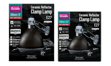 Load image into Gallery viewer, Arcadia Ceramic Clamp Lamp Graphite
