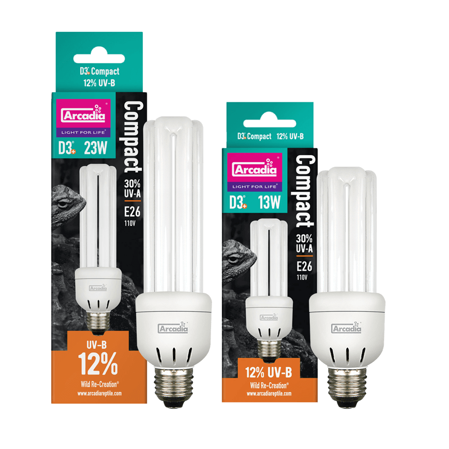 Arcadia D3+ Compact 12% UVB Bulb