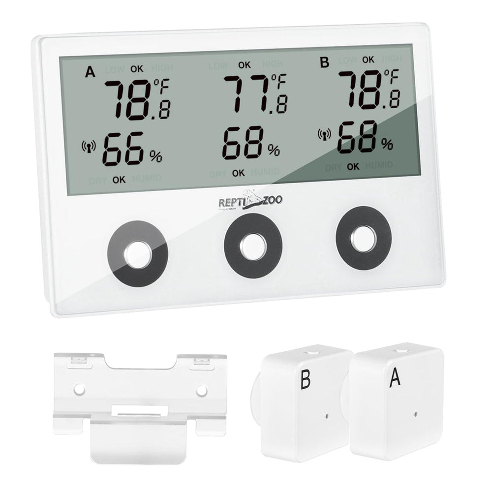 ReptiZoo  Wireless 3-Channel Thermo-Hygrometer