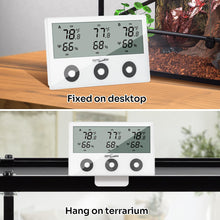 Load image into Gallery viewer, ReptiZoo  Wireless 3-Channel Thermo-Hygrometer
