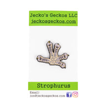 Load image into Gallery viewer, Pangea Reptile Strophrus Hand Pin
