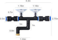 Load image into Gallery viewer, ReptiZoo Nozzle Sets (Metal with Suction Cups) (4 Pieces Per Pack)
