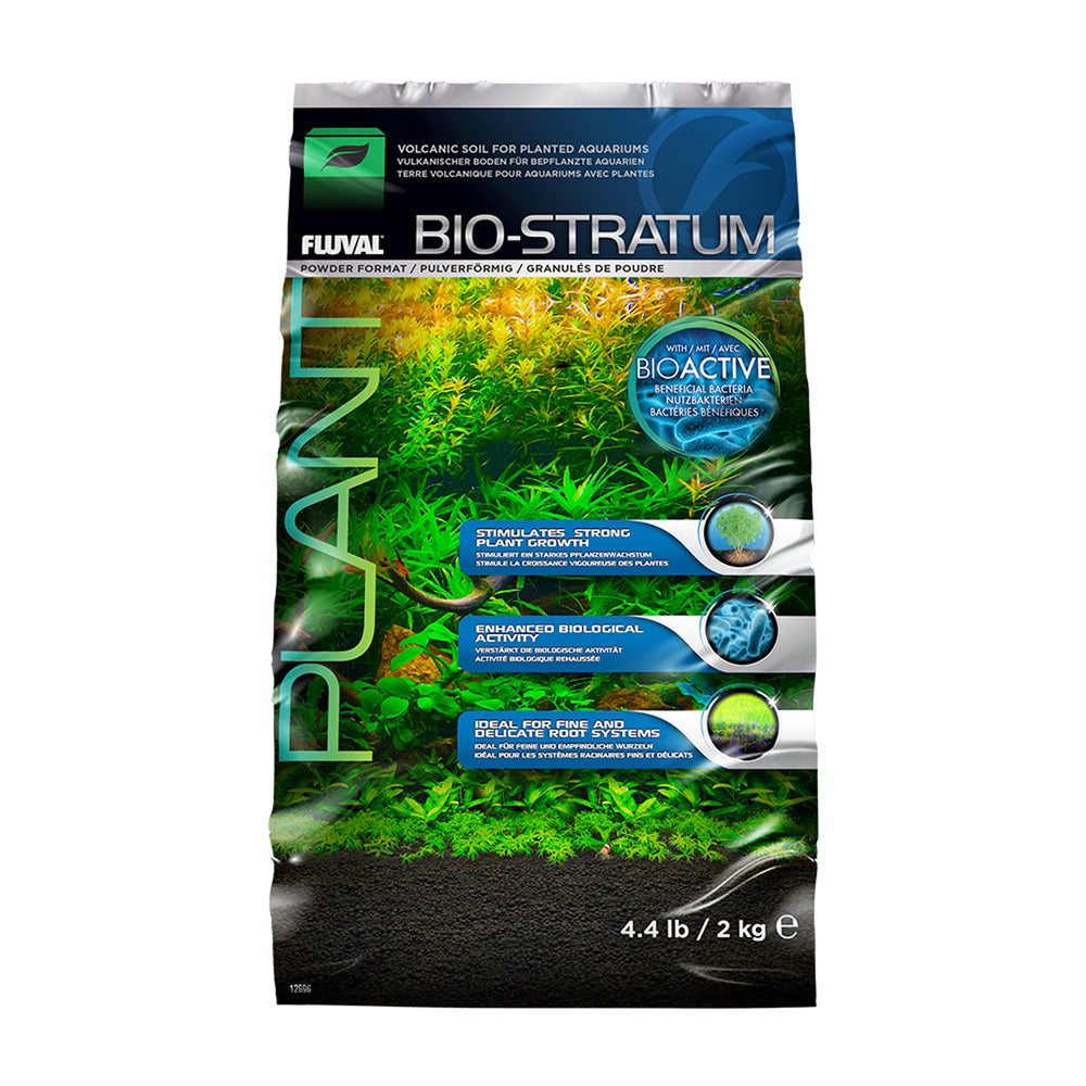 Fluval Bio-Stratum Volcanic Aquarium Soil - Powder Format