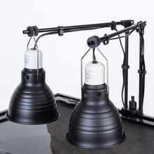Load image into Gallery viewer, ReptiZoo Adjustable Dome Lamp Bracket (Supports 2 Domes)
