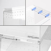 Load image into Gallery viewer, ReptiZoo Acrylic Display Case with Multiple Compartments
