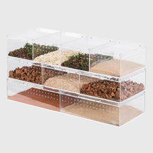 Load image into Gallery viewer, ReptiZoo Acrylic Display Case with Multiple Compartments
