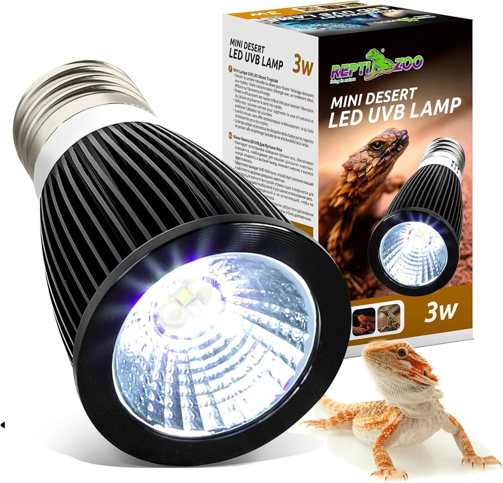 ReptiZoo UVB LED Mini Desert Lamp 3W